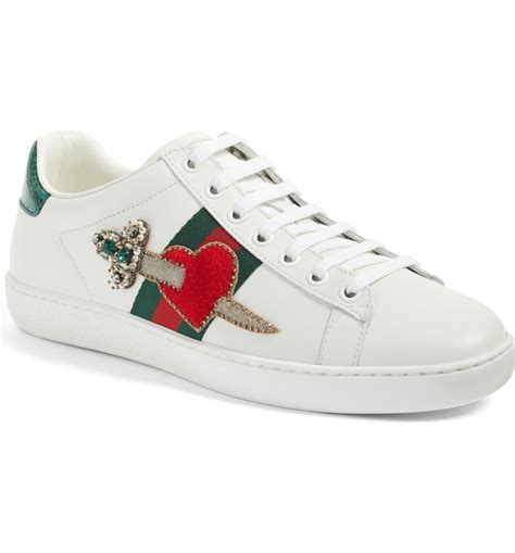 gucci heart sneaker